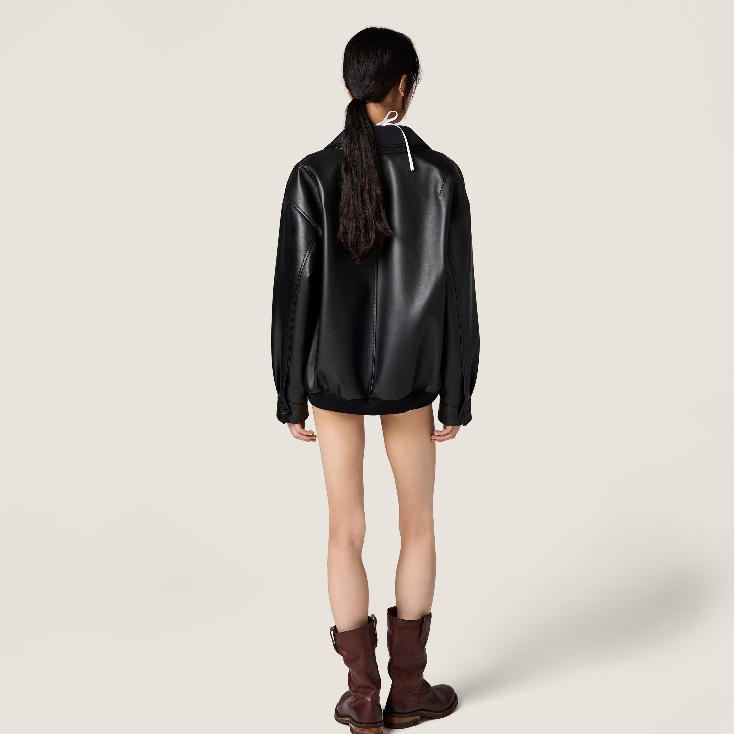 Nappa leather jacket - thumbnail 3