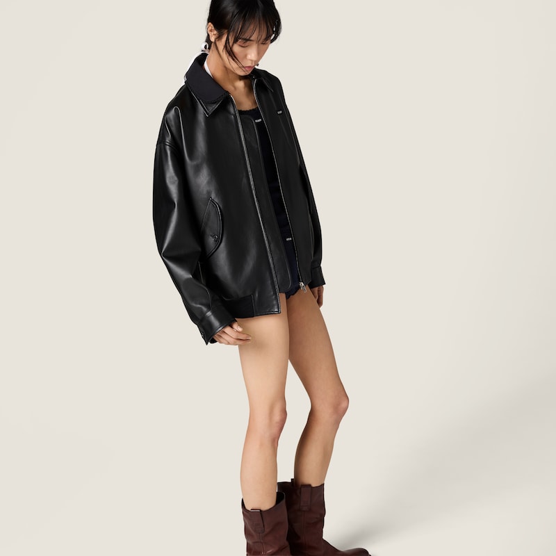 Nappa leather jacket