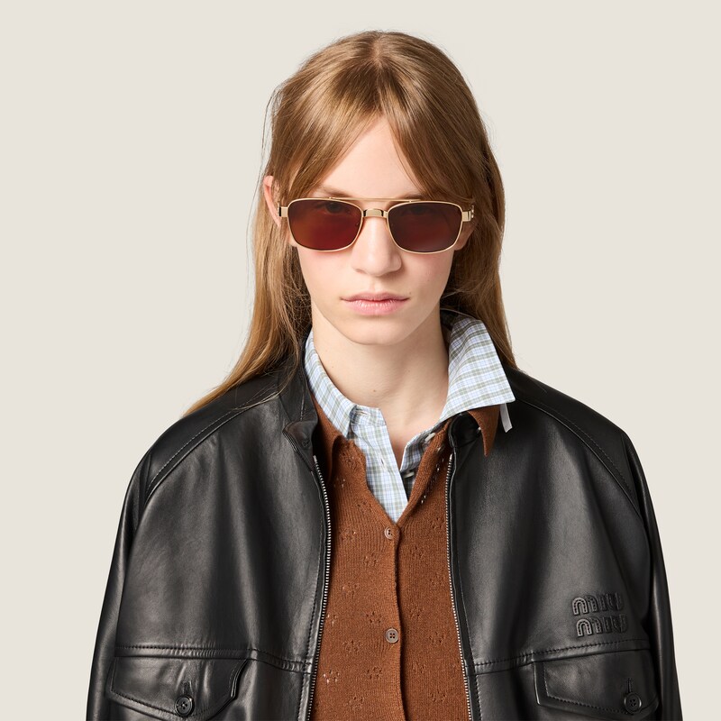 Veste en cuir nappa