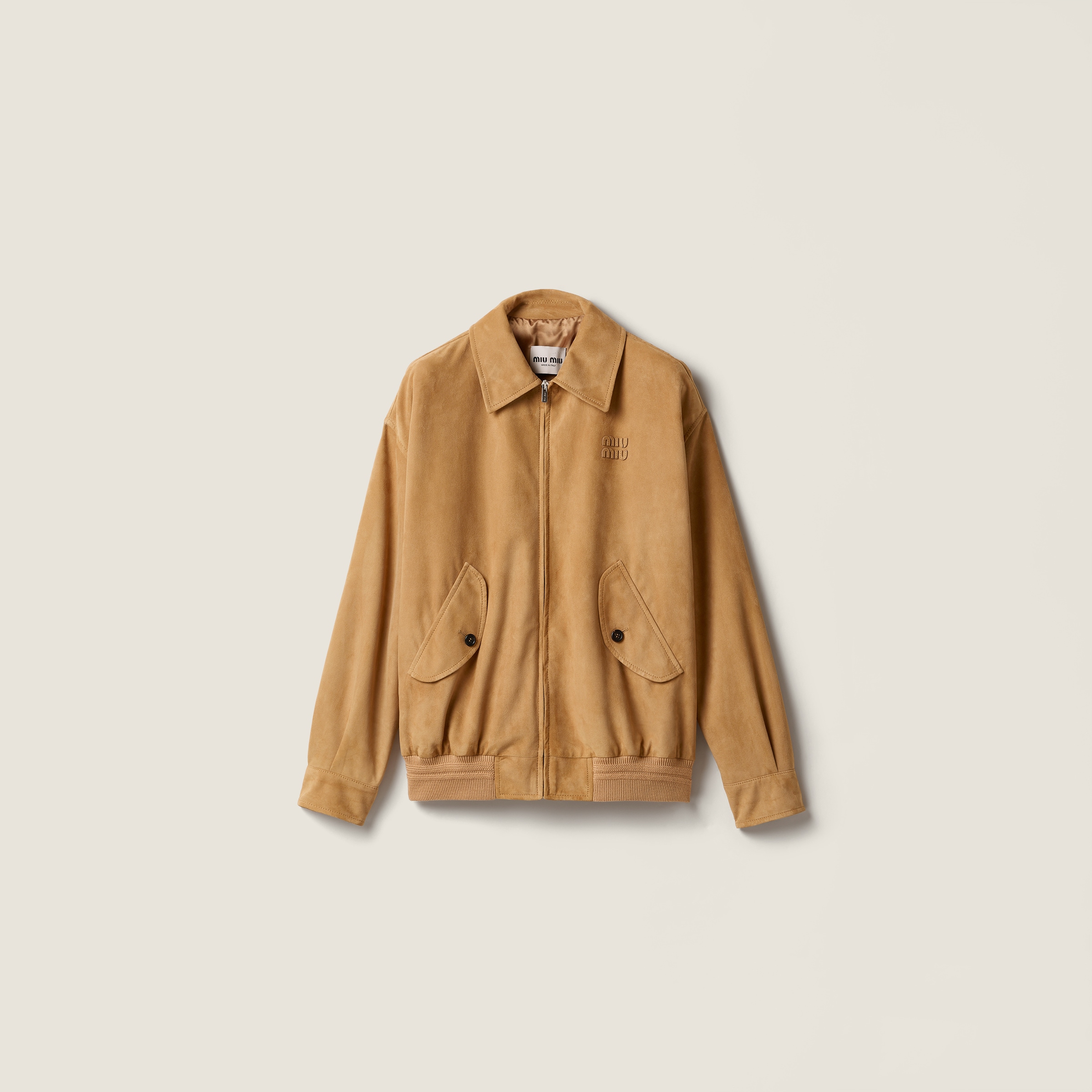 Suede jacket from Miu Miu - $5,400