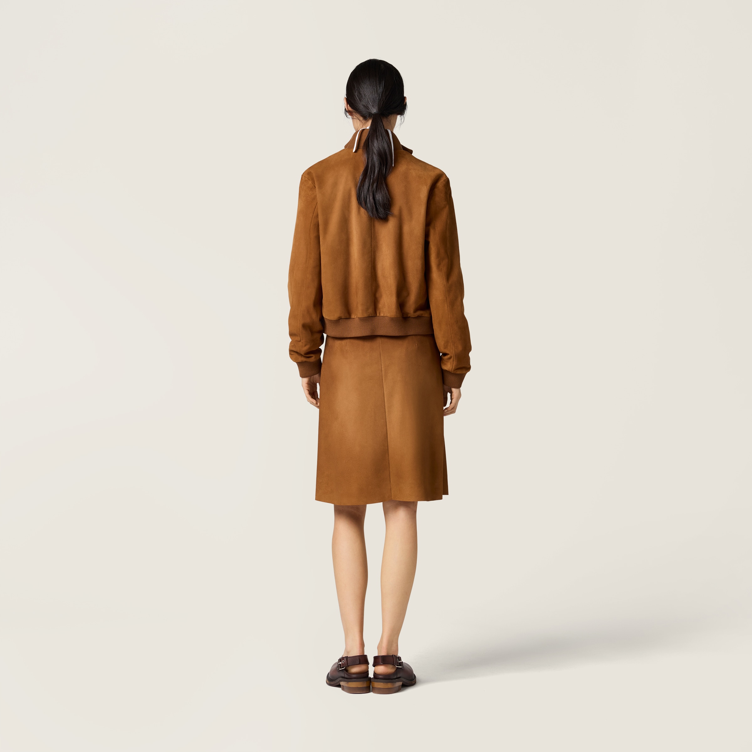 Waxed suede jacket - thumbnail 3