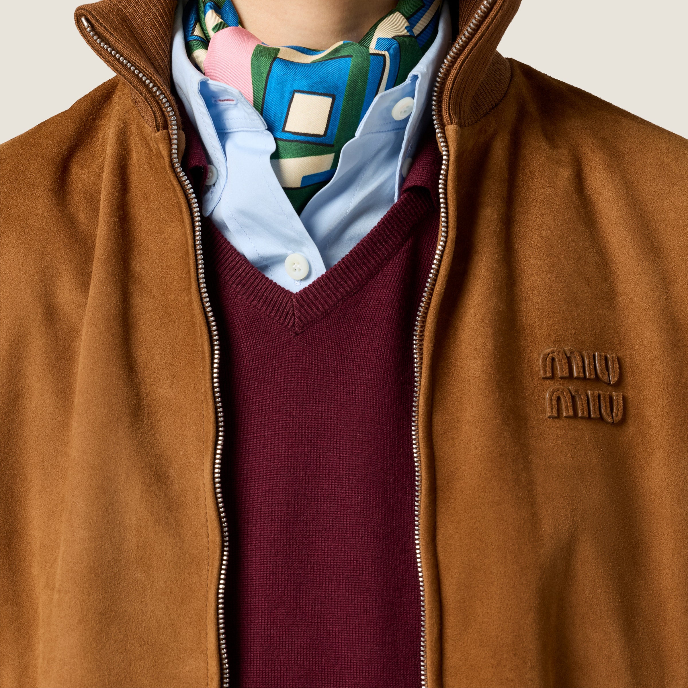 Waxed suede jacket - thumbnail 6