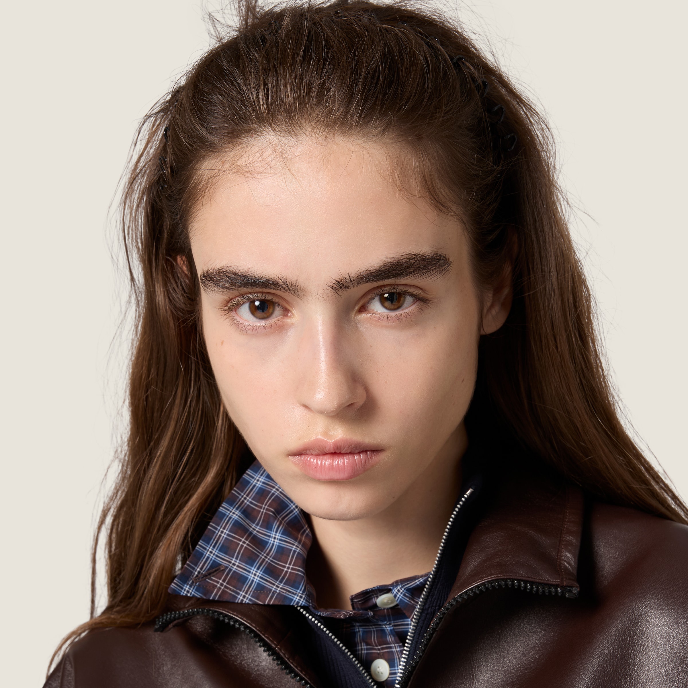 Nappa leather blouson jacket - thumbnail 5