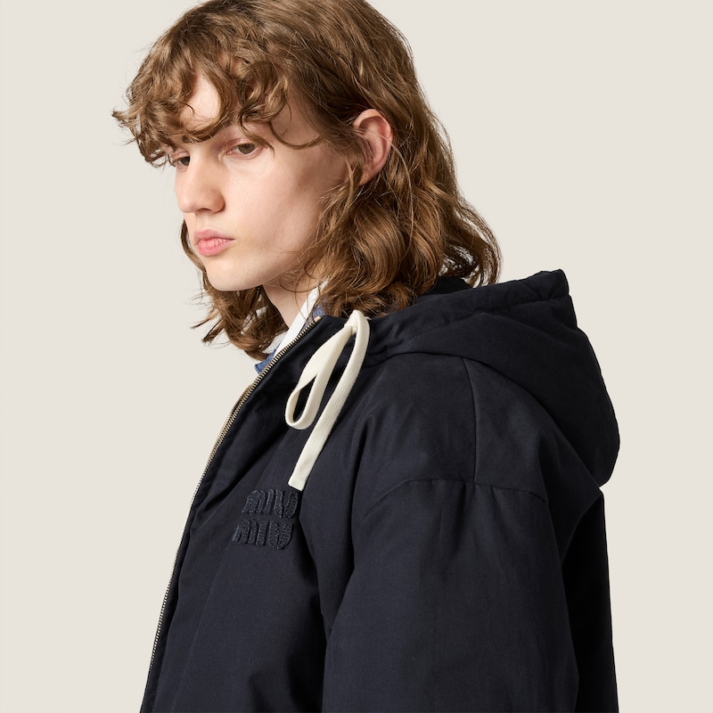 Daunenjacke aus Gabardine