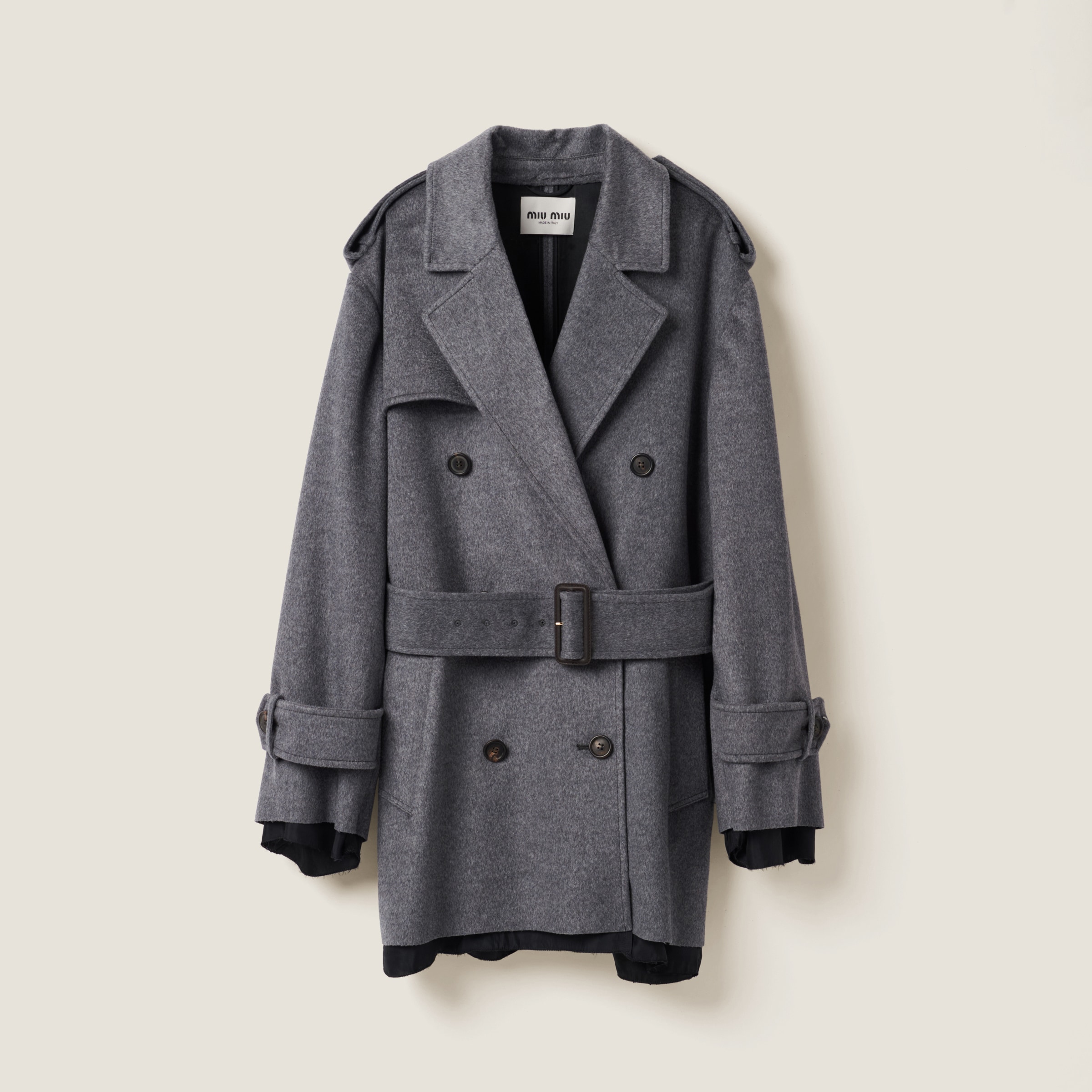 Velour trench coat cheap