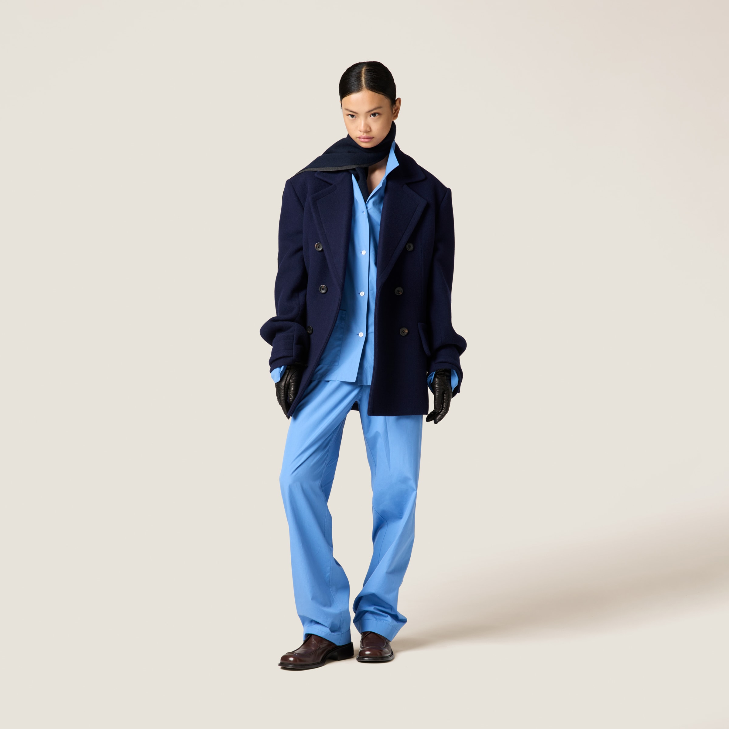 Miu miu blue coat shop