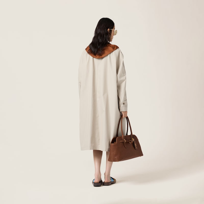 Soprabito monopetto reversibile in panama e Pongé tecnico