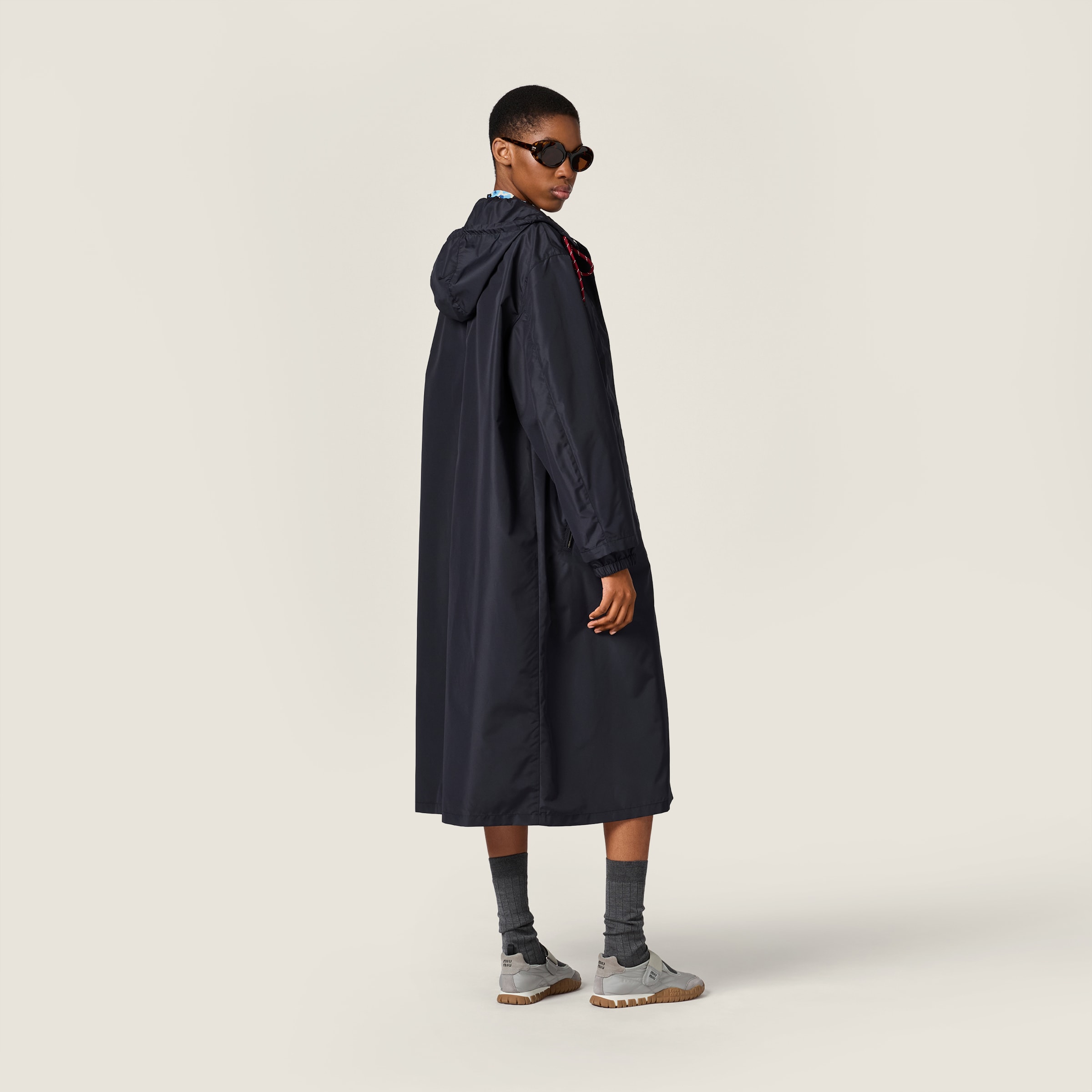 Technical fabric coat - thumbnail 3