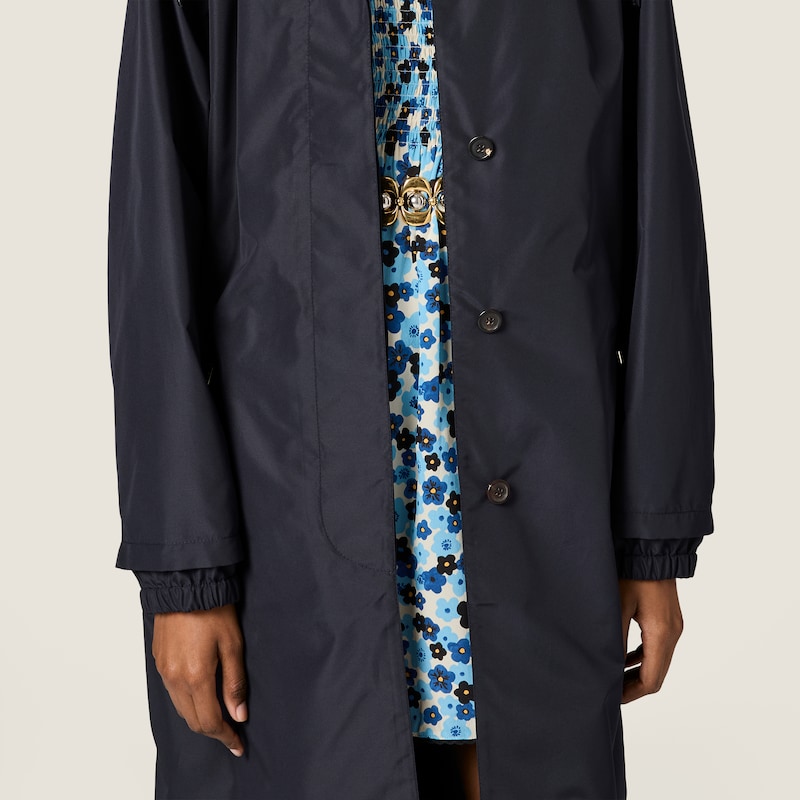 Technical fabric coat