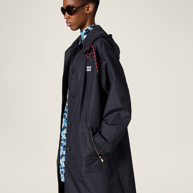 Technical fabric coat