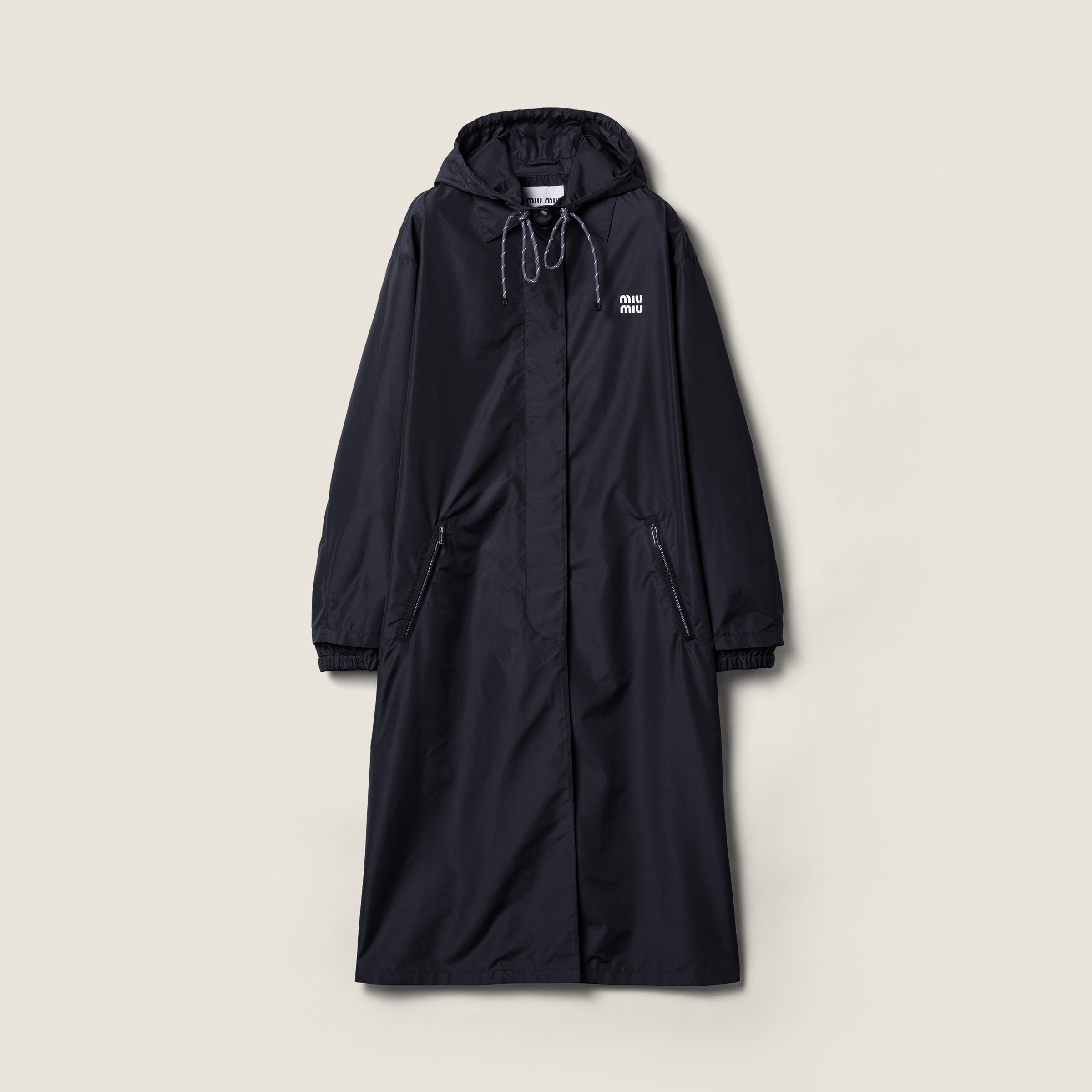 Technical fabric coat