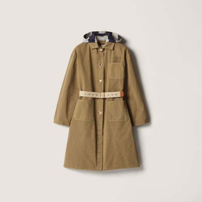 Miu Miu ブラック ダッフルコート Category - Türkiye | Miu Miu - Türkiye