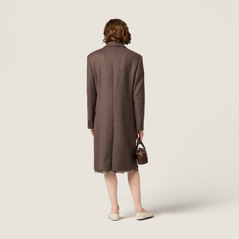 Single-breasted cloth coat