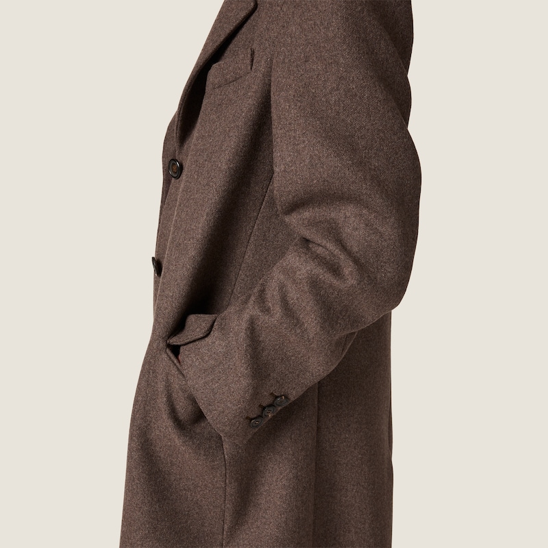Single-breasted cloth coat