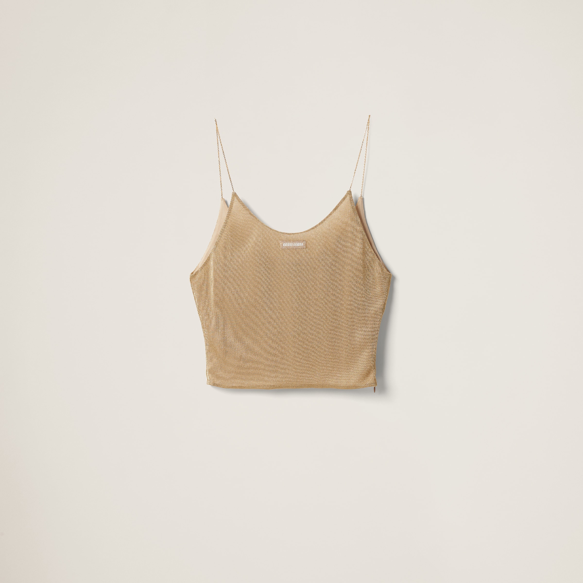 mesh top gold