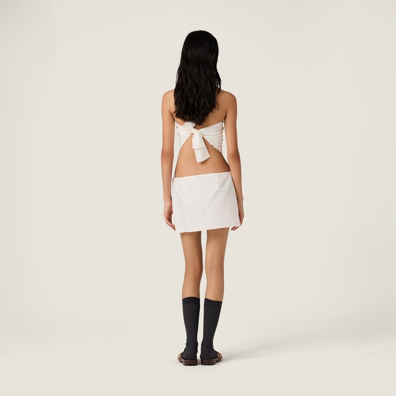 เสื้อบันดาน่าผ้าแคนวาสปักลาย