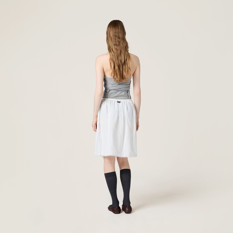 罗纹平纹针织上衣