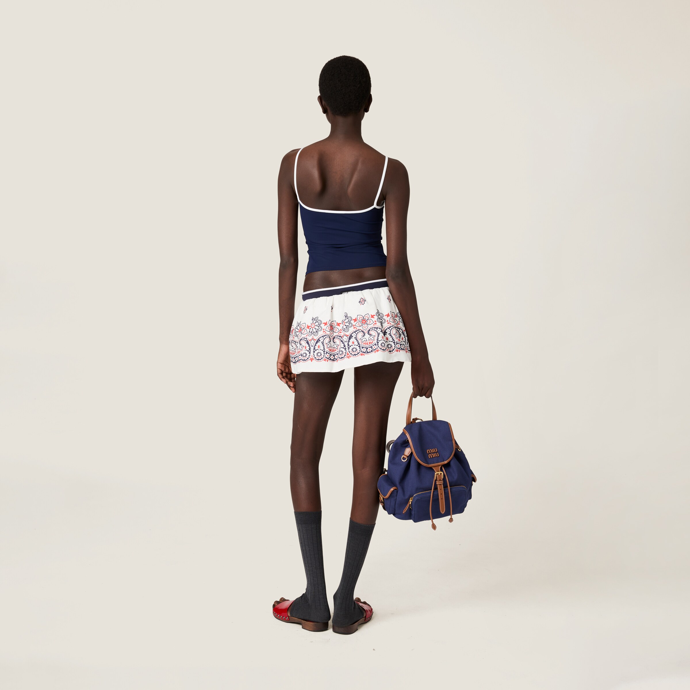 Miu Miu Stretch Jersey Top