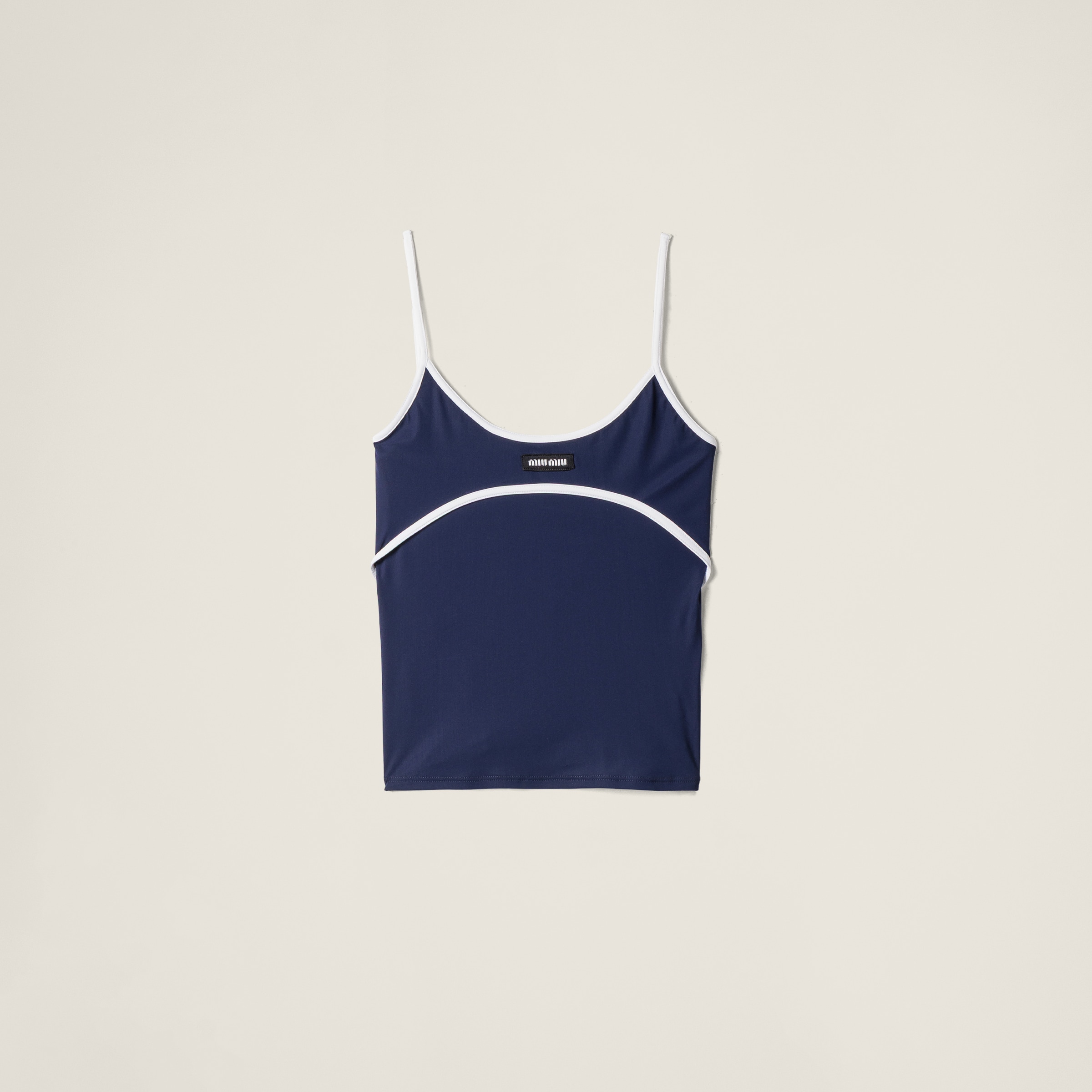 Miu Miu Stretch Jersey Top