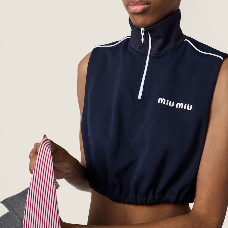 Technical jersey top