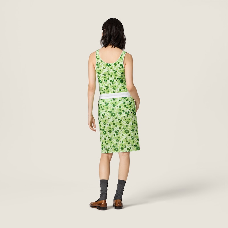 Stretch fabric tank top