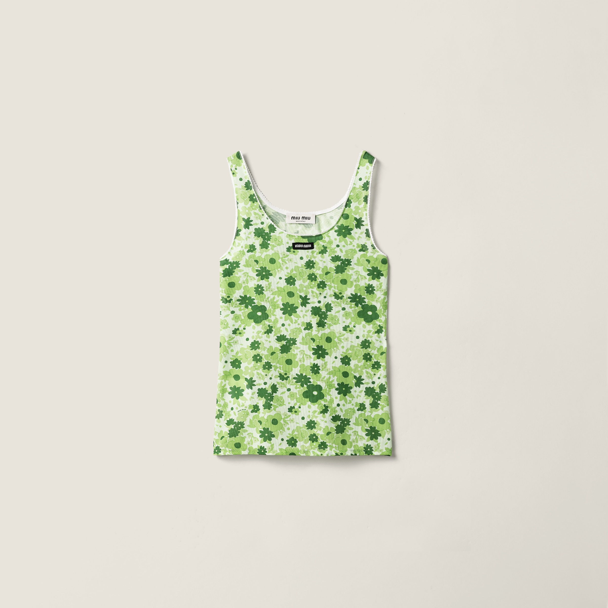 Stretch fabric tank top from Miu Miu - $1,550