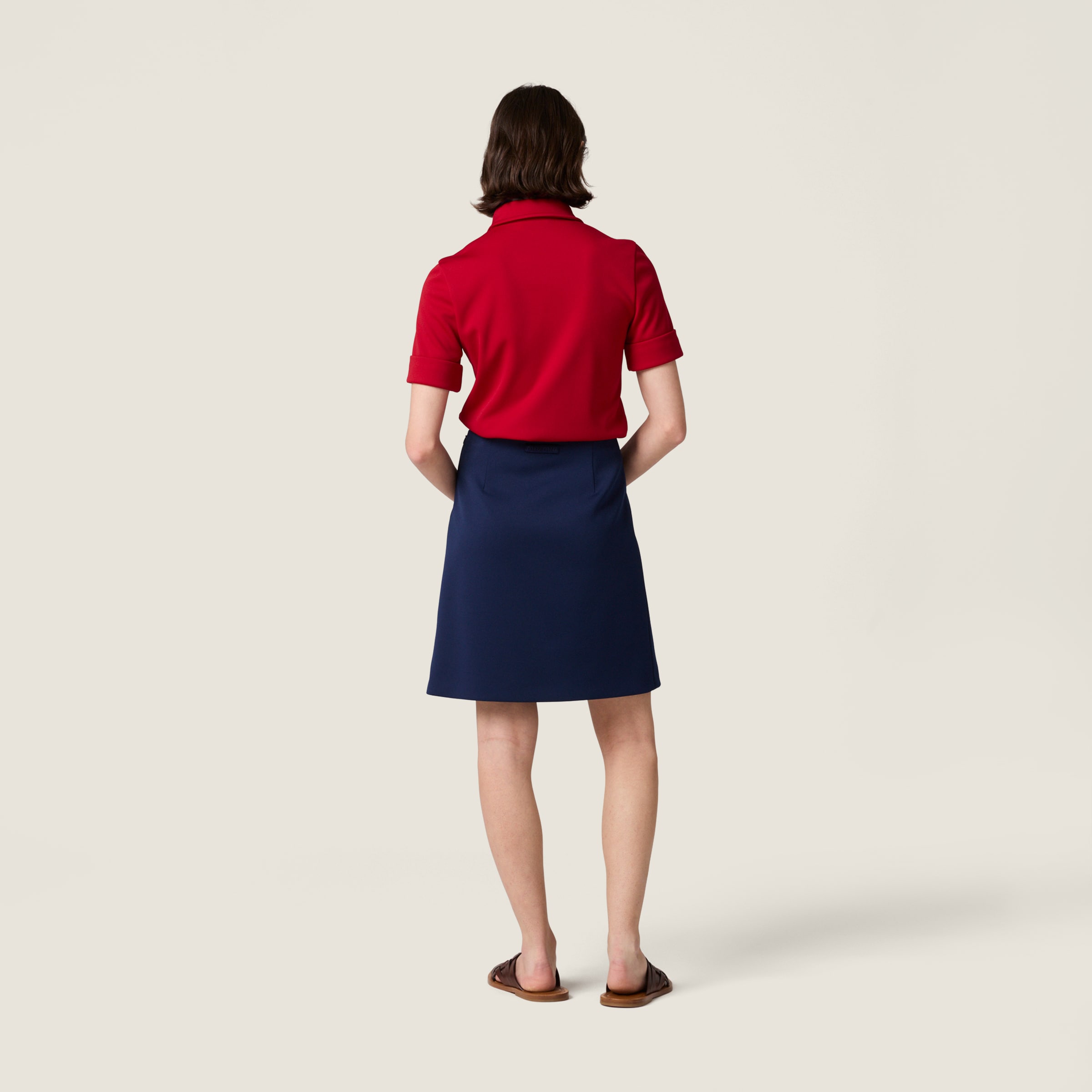 Technical jersey polo shirt - thumbnail 3
