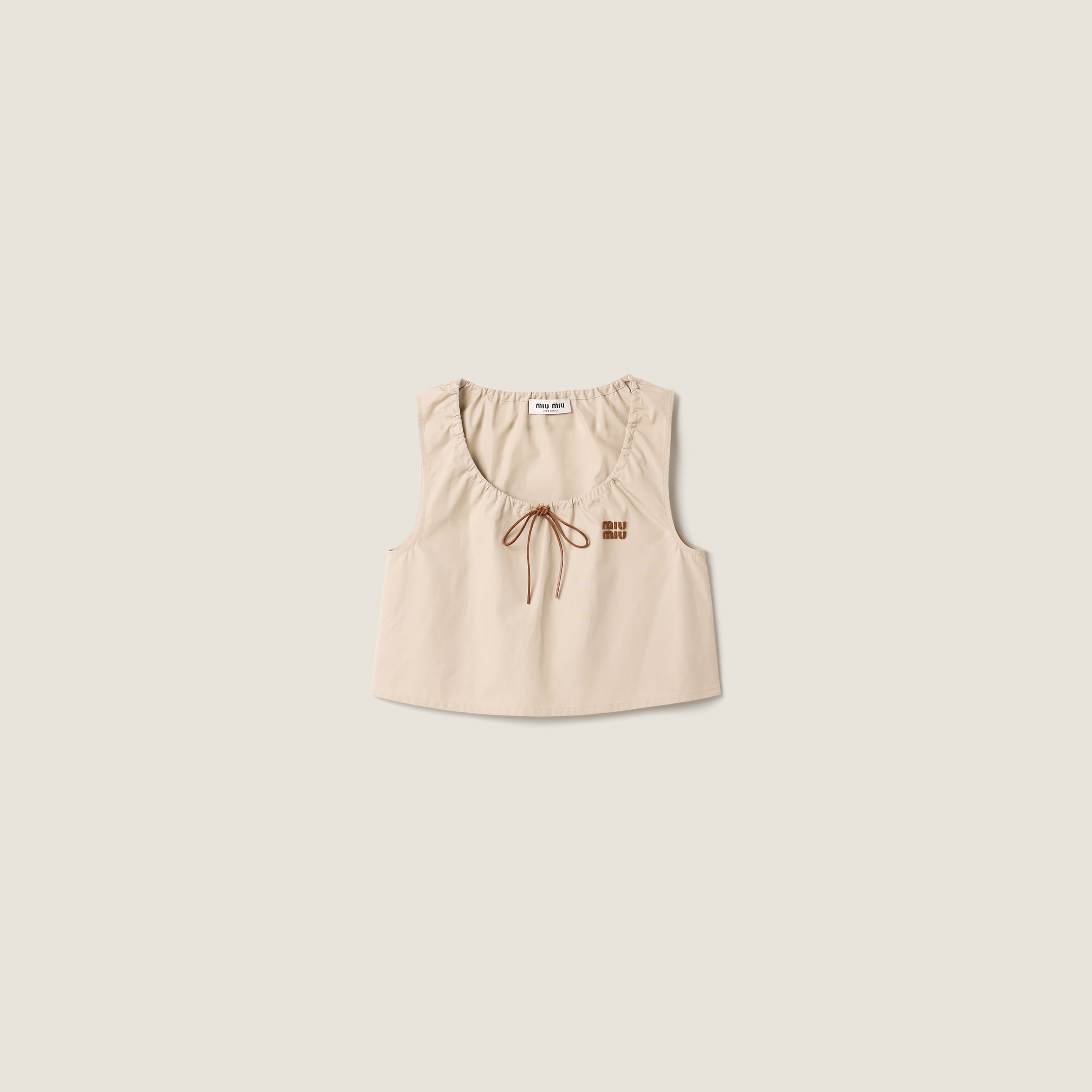 Panama cotton crop top from Miu Miu - $1,370