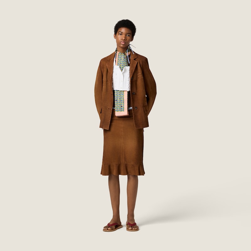 Haut court en popeline