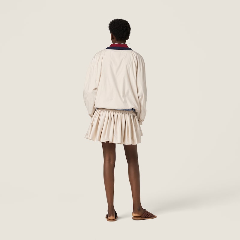 Technical pongé sweatshirt