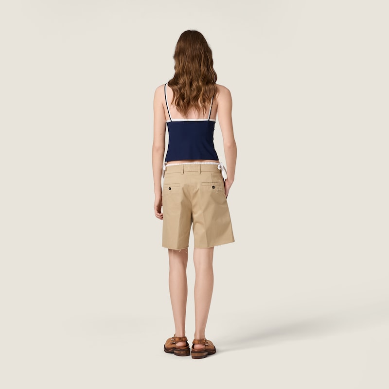 Stretch jersey top