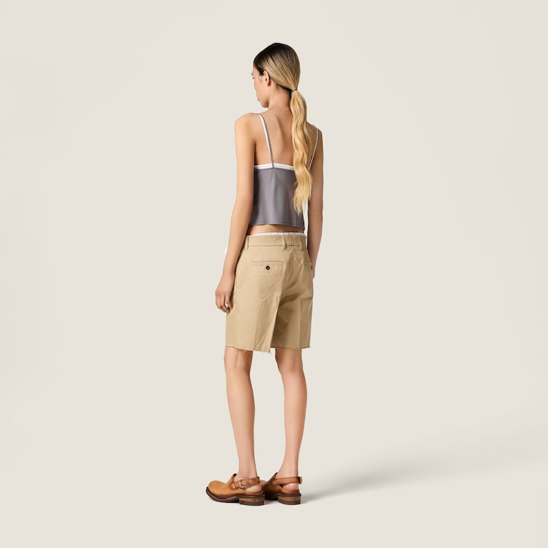 Stretch jersey top