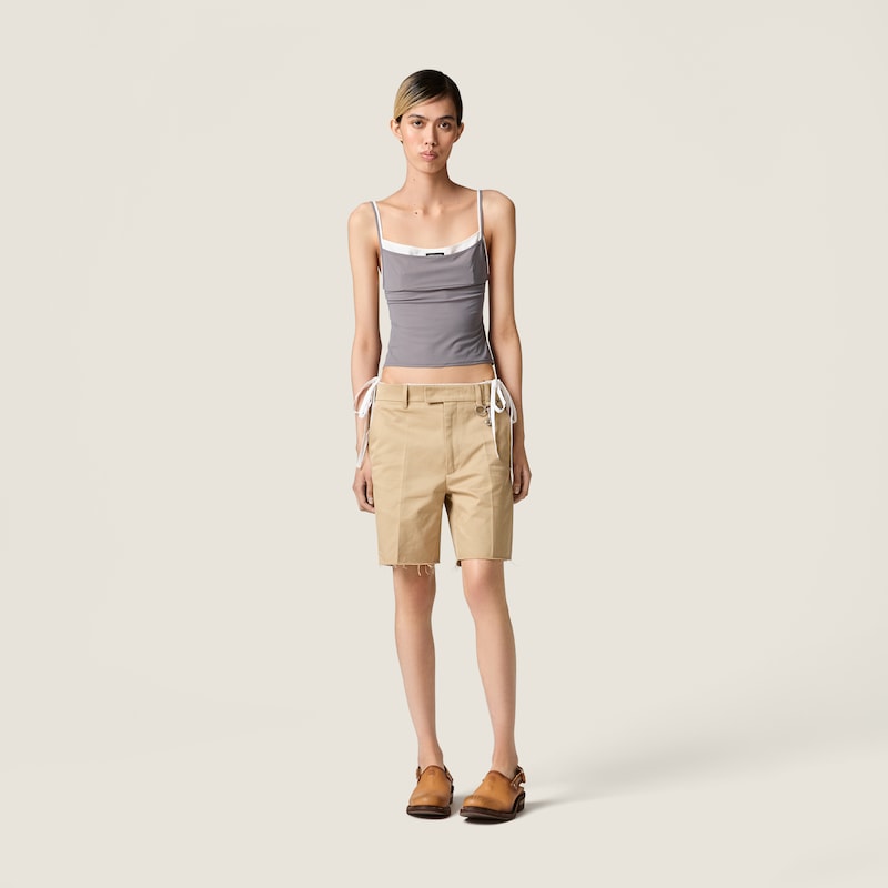 Stretch jersey top