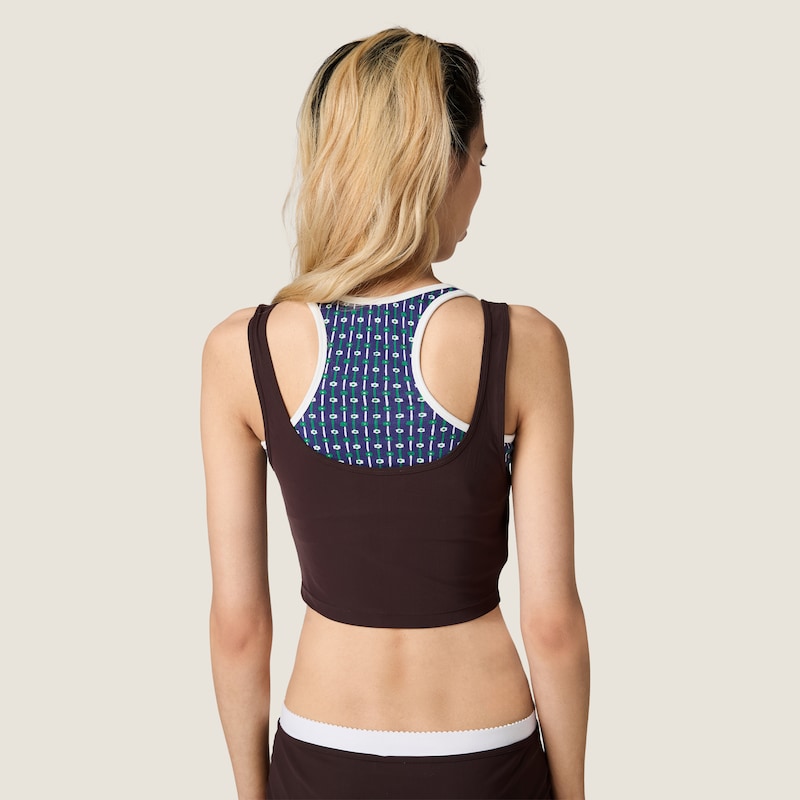 Stretch jersey top