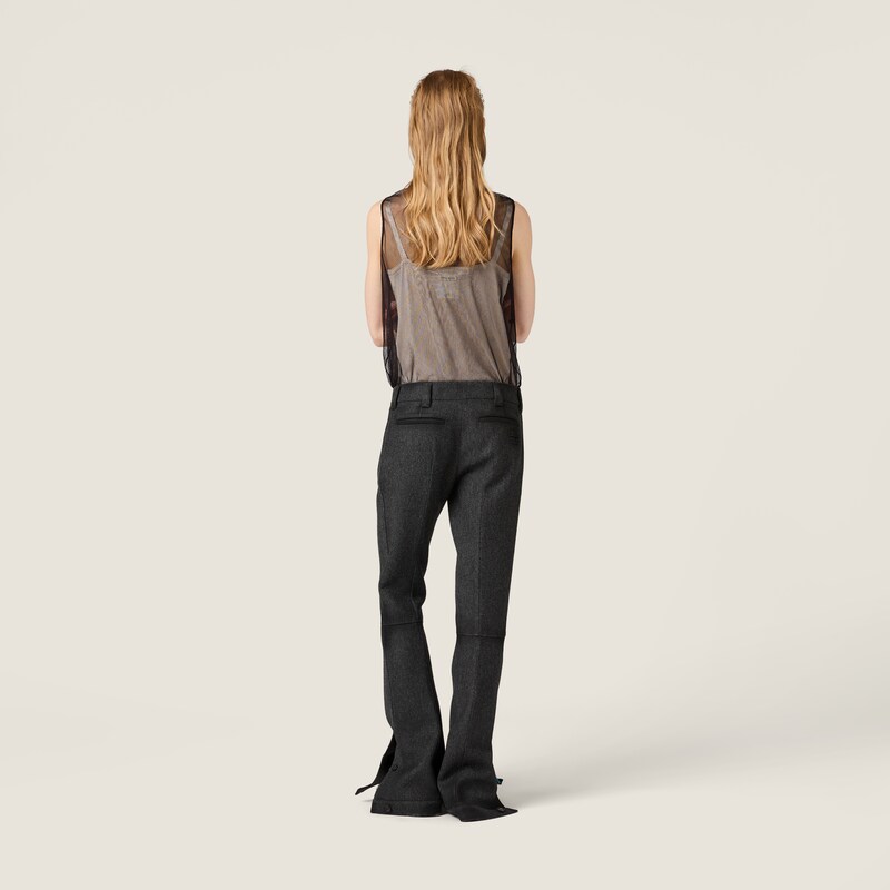 Embellished tulle top