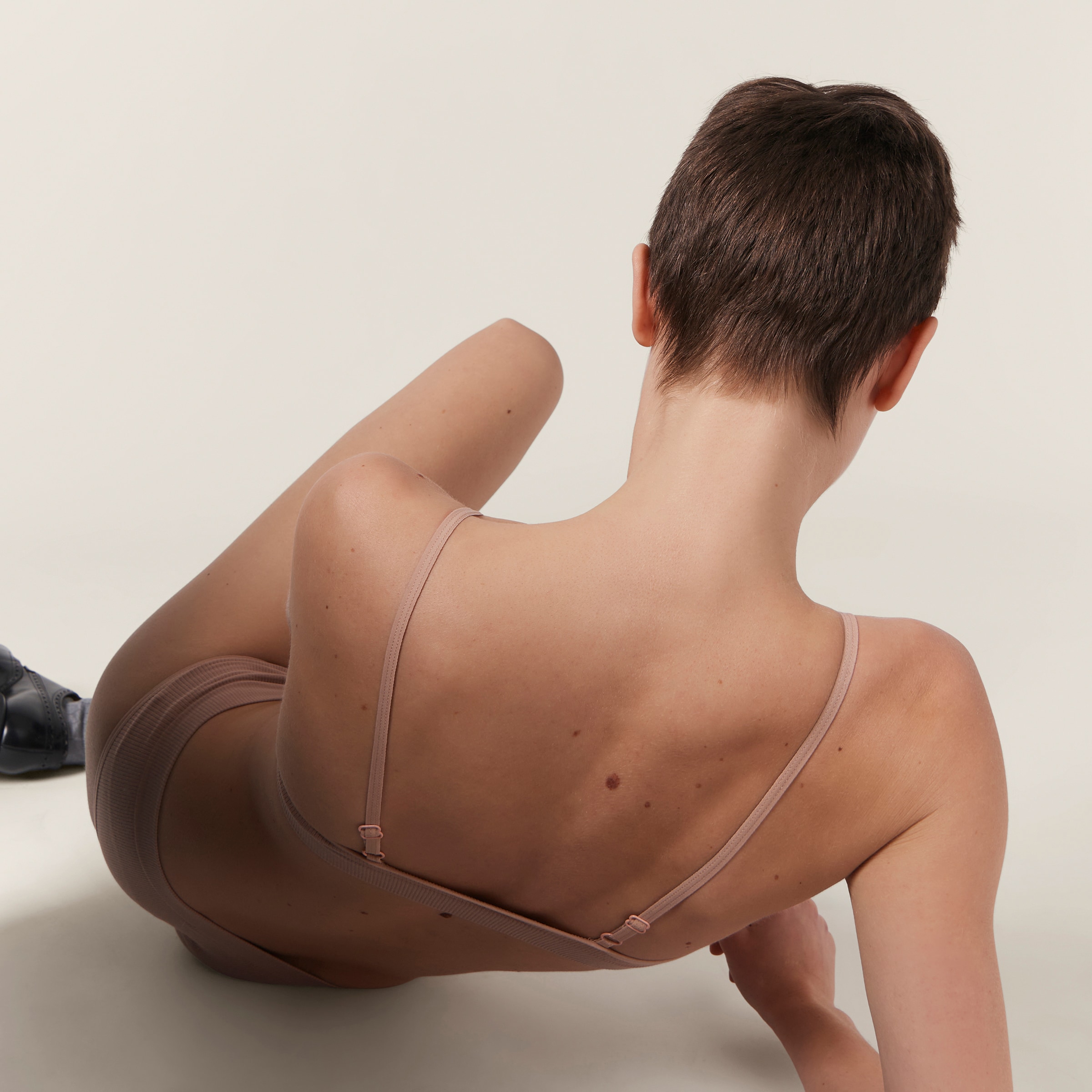 Miu Miu Seamless Bra In Nude Beige