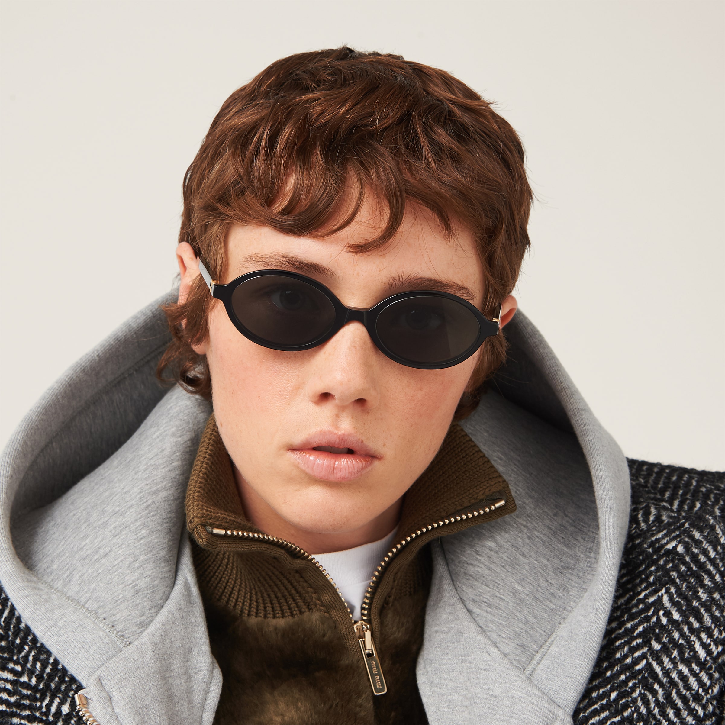Slate Gray Lenses Miu Regard Sunglasses Miu Miu