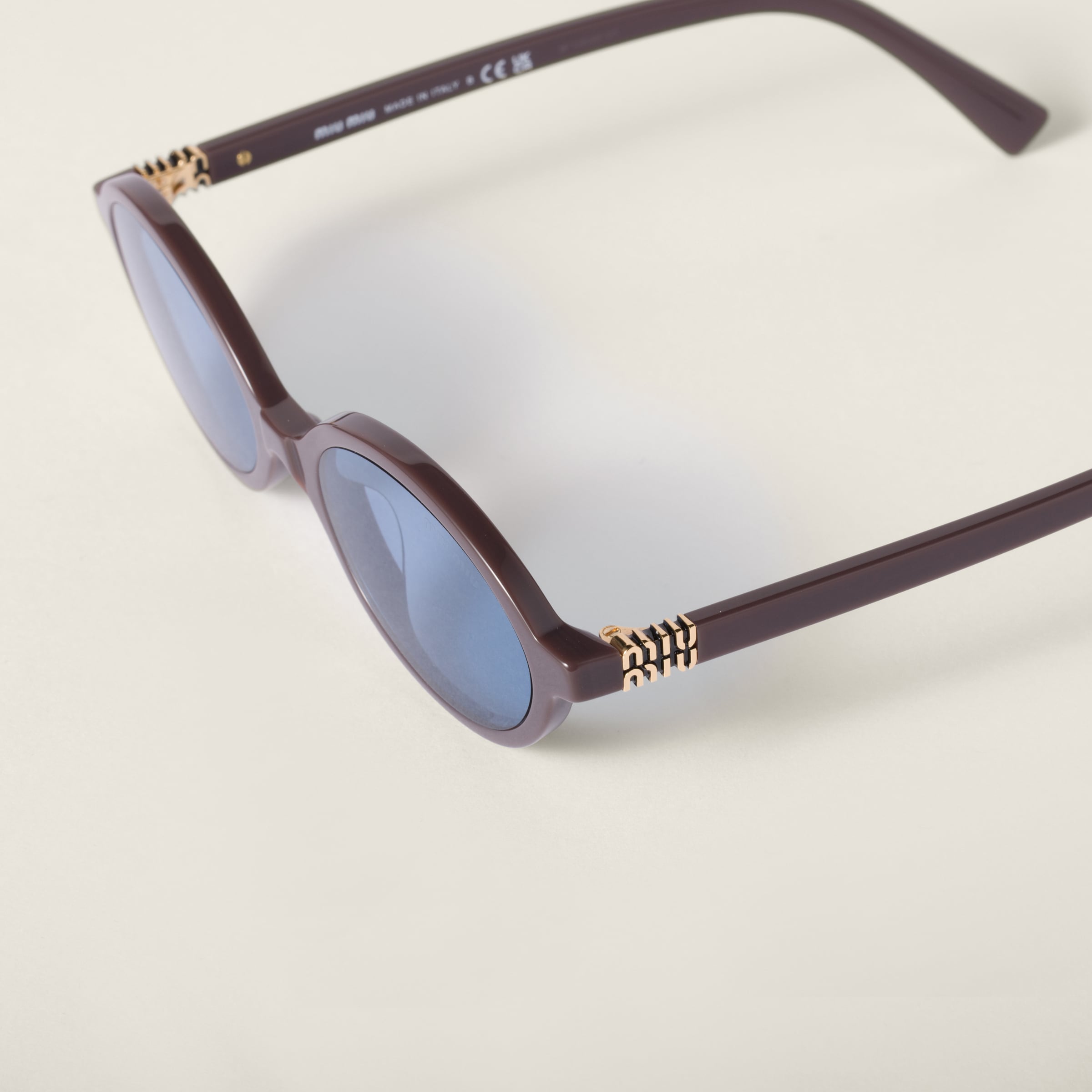 Miu Miu Miu Regard Sunglasses In Indigo Lenses