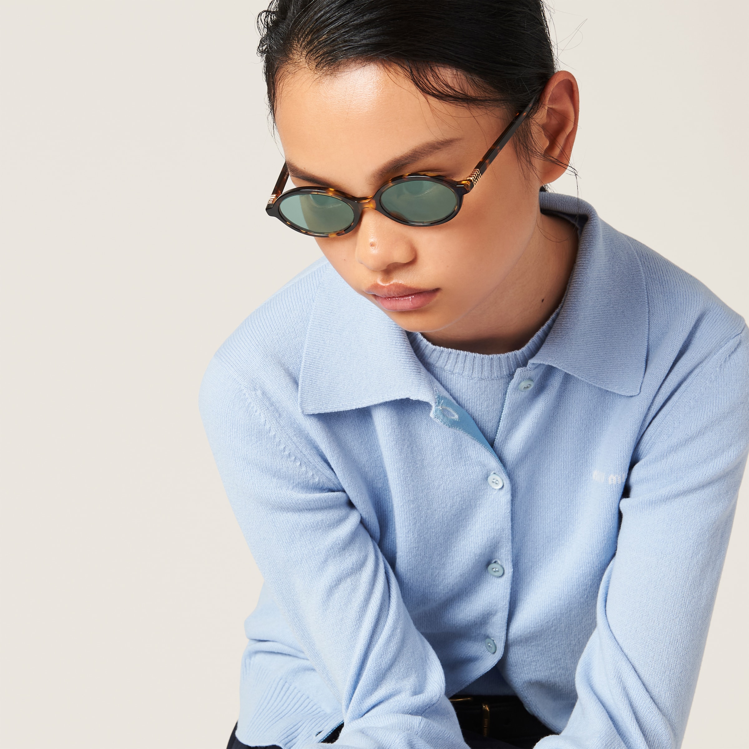 Miu miu green sunglasses shop