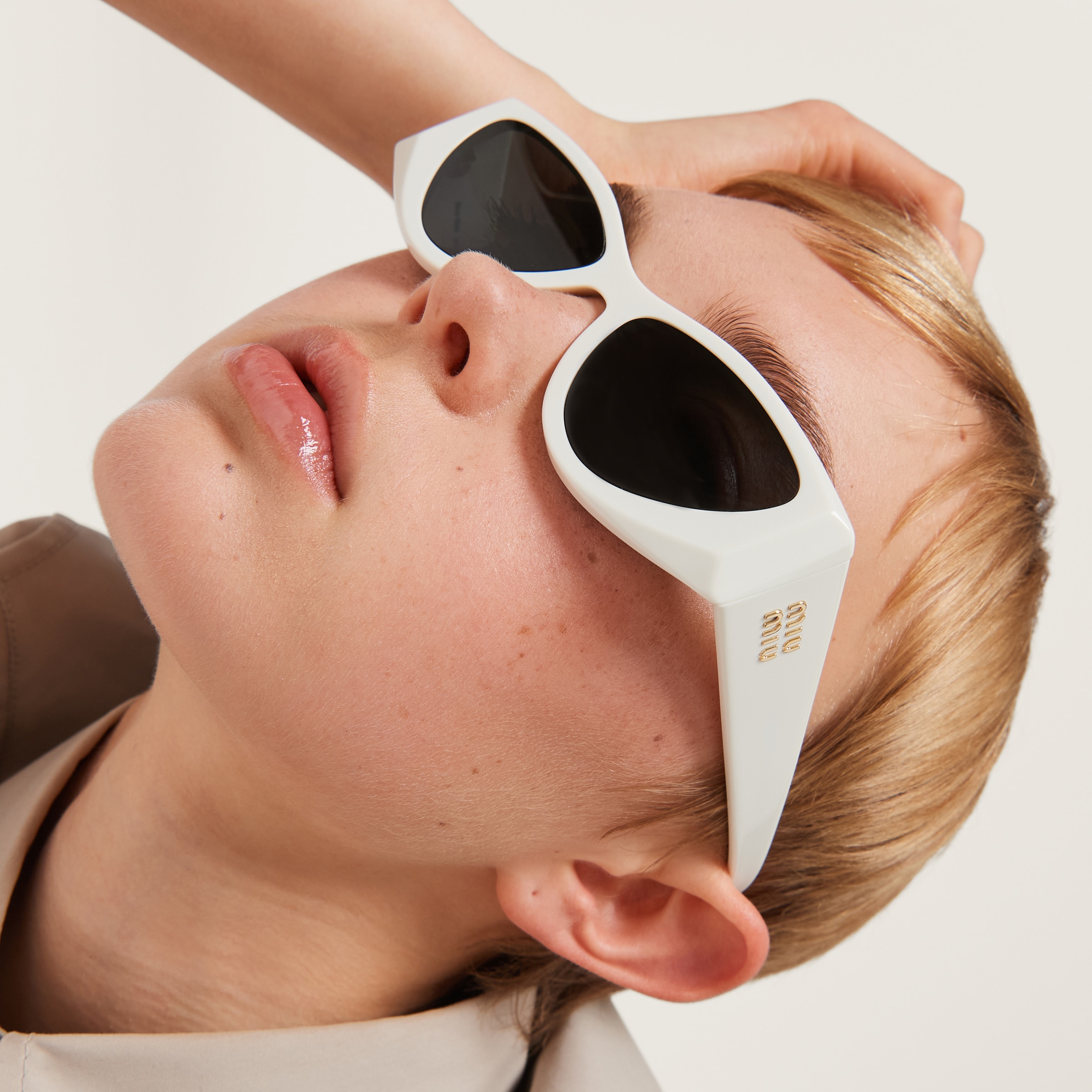 Miu miu deals embellished sunglasses