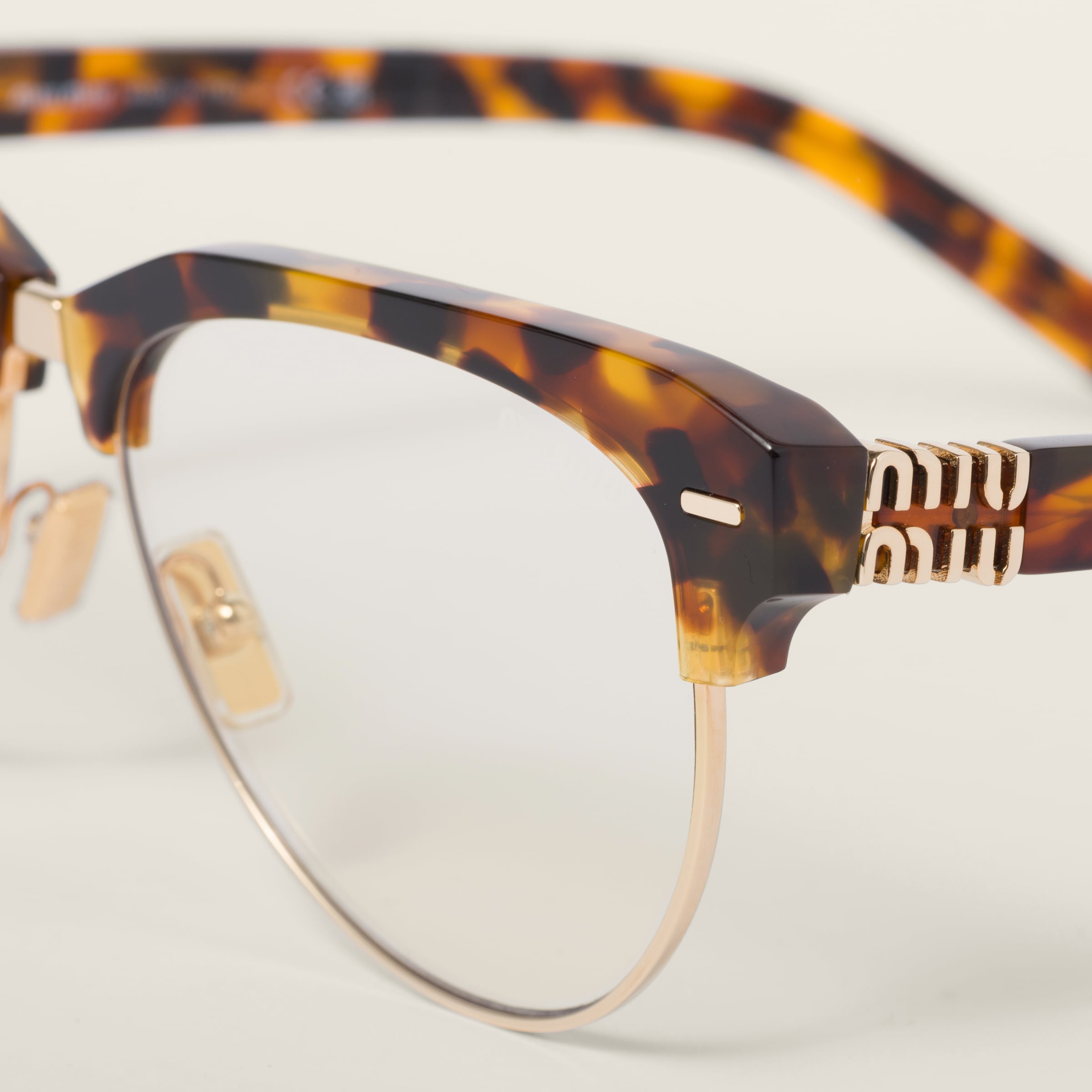 Miu Miu Runway sunglassesクリアレンズブルーライトカット