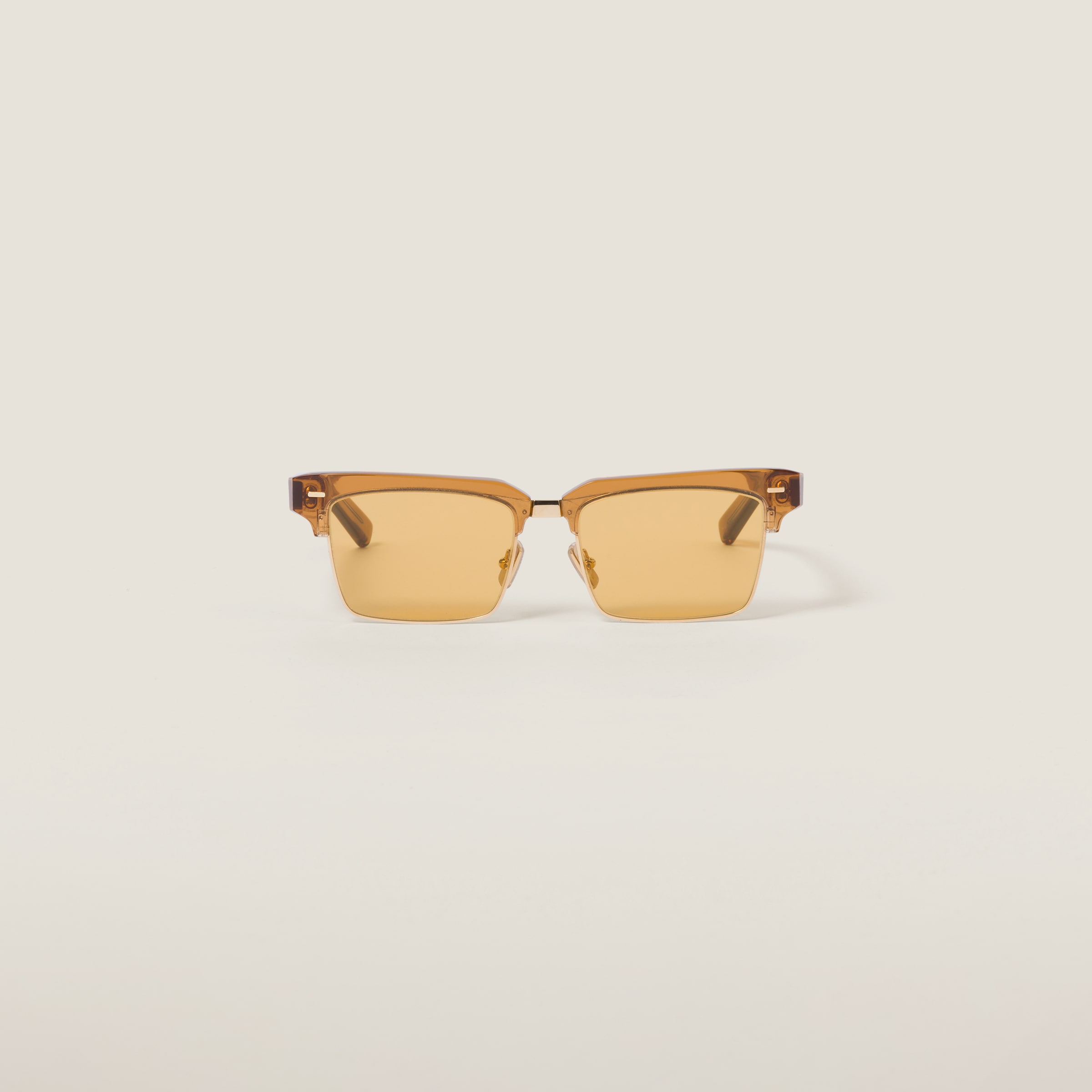 Miumiu Miu Miu Runway Sunglasses In Brown