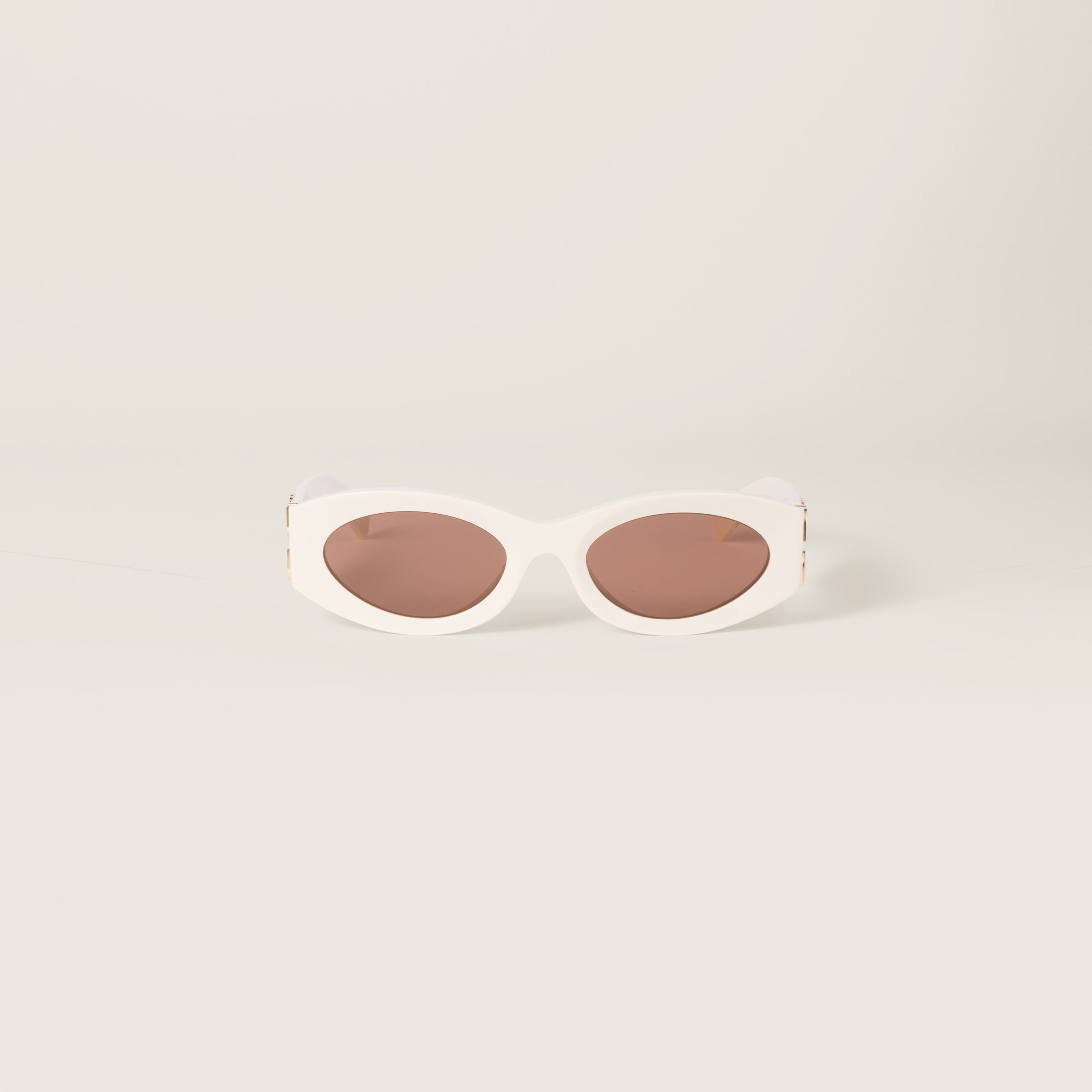 Miu Miu SMU11W Oval Sunglasses | Fashion Eyewear