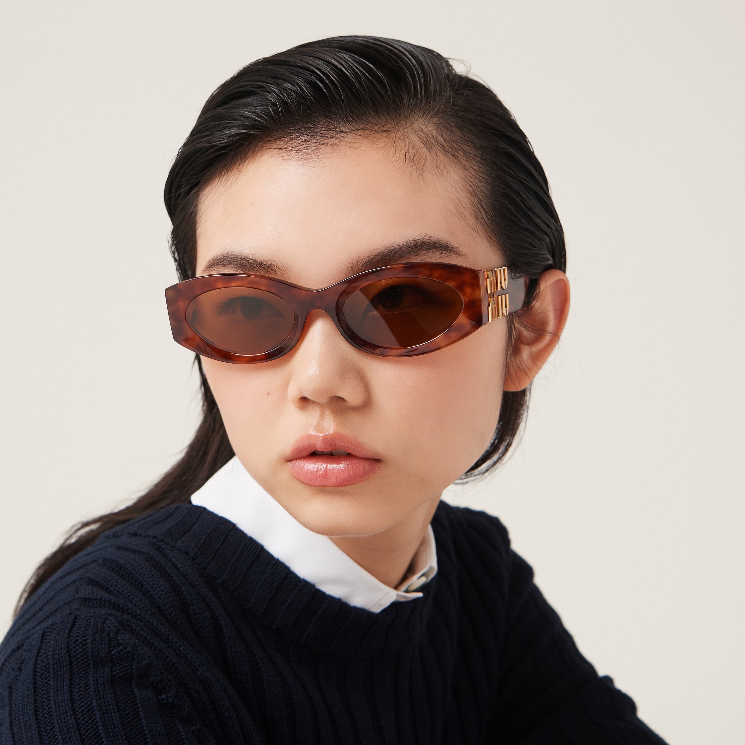 Miu miu oval sunglasses cheap