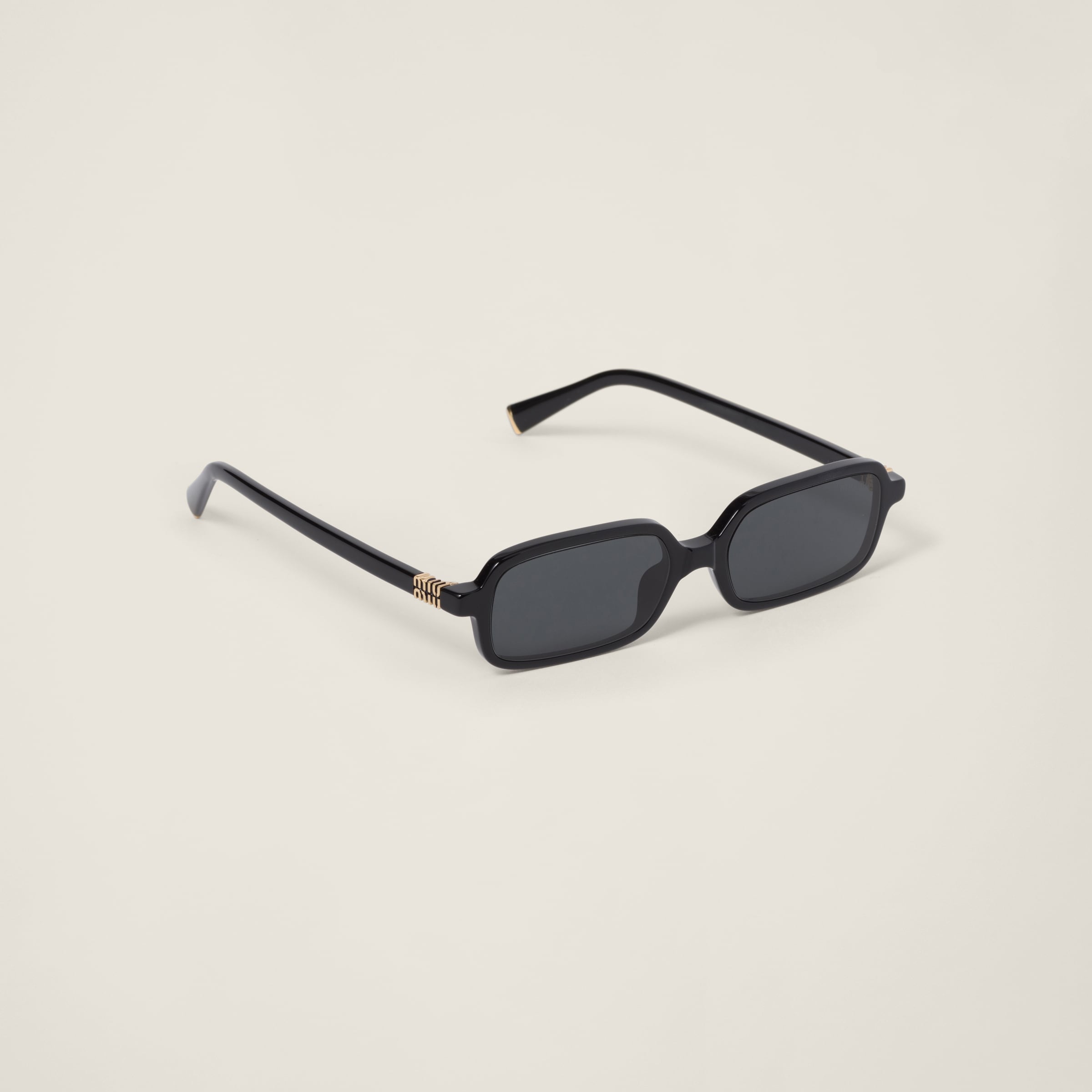 Shop Miumiu Miu Regard Sunglasses In Slate Gray Lenses