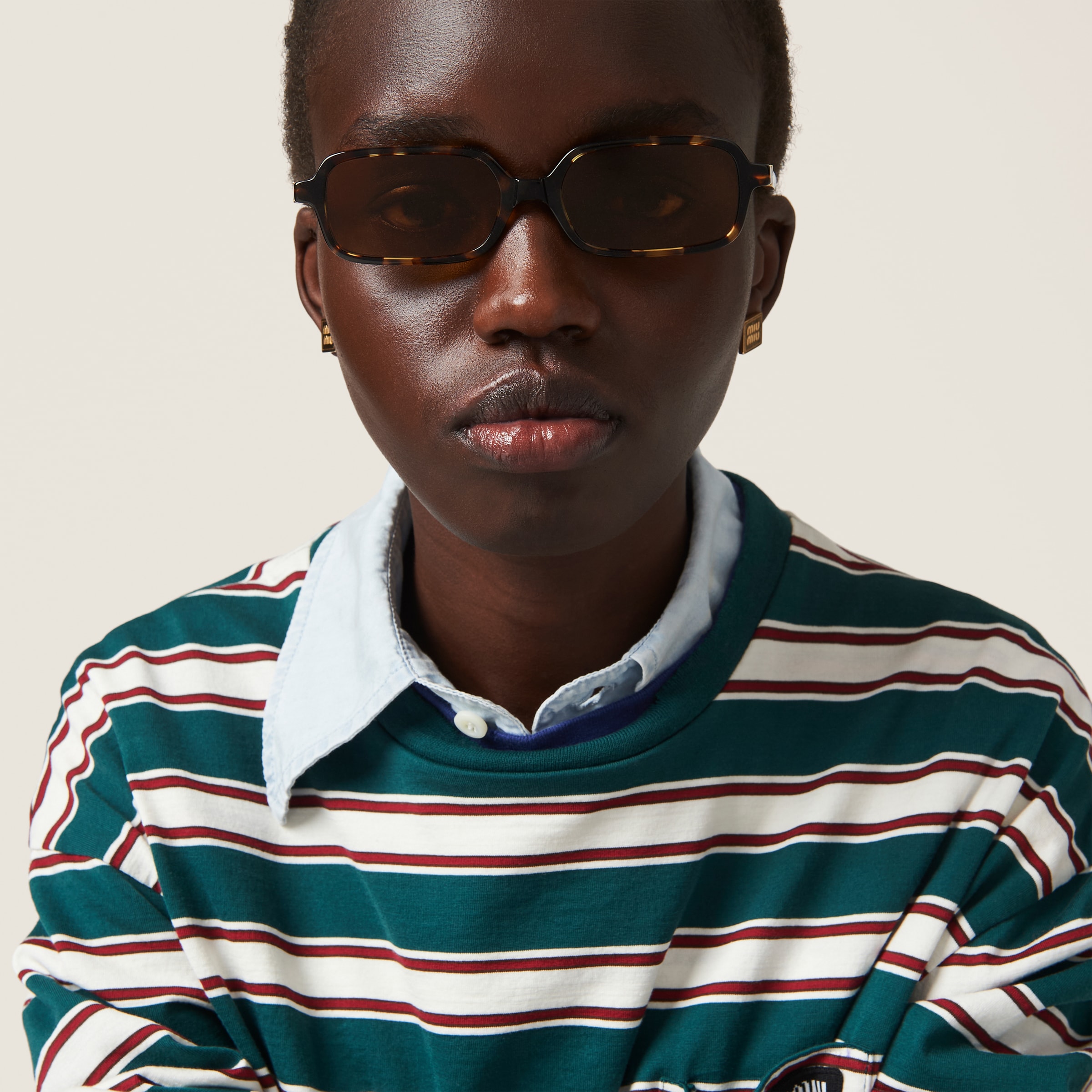 【Miu Miu】 正規品★ Miu Regard Sunglasses Camel Beige Lens Camel Beige Lenses Miu Regard Sunglasses | Miu Miu