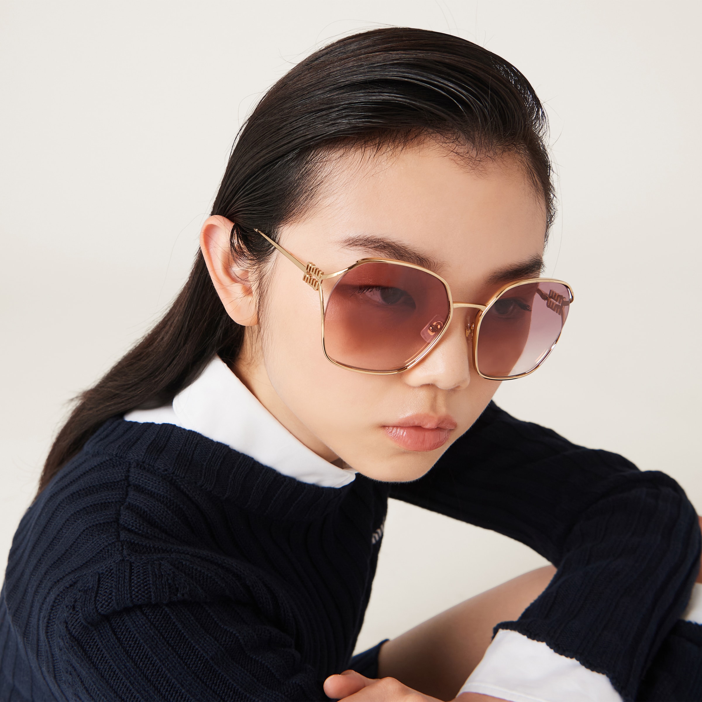 Miu miu sales pink glasses