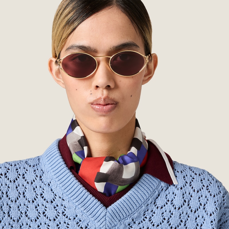 Occhiali da sole Miu Miu Logo