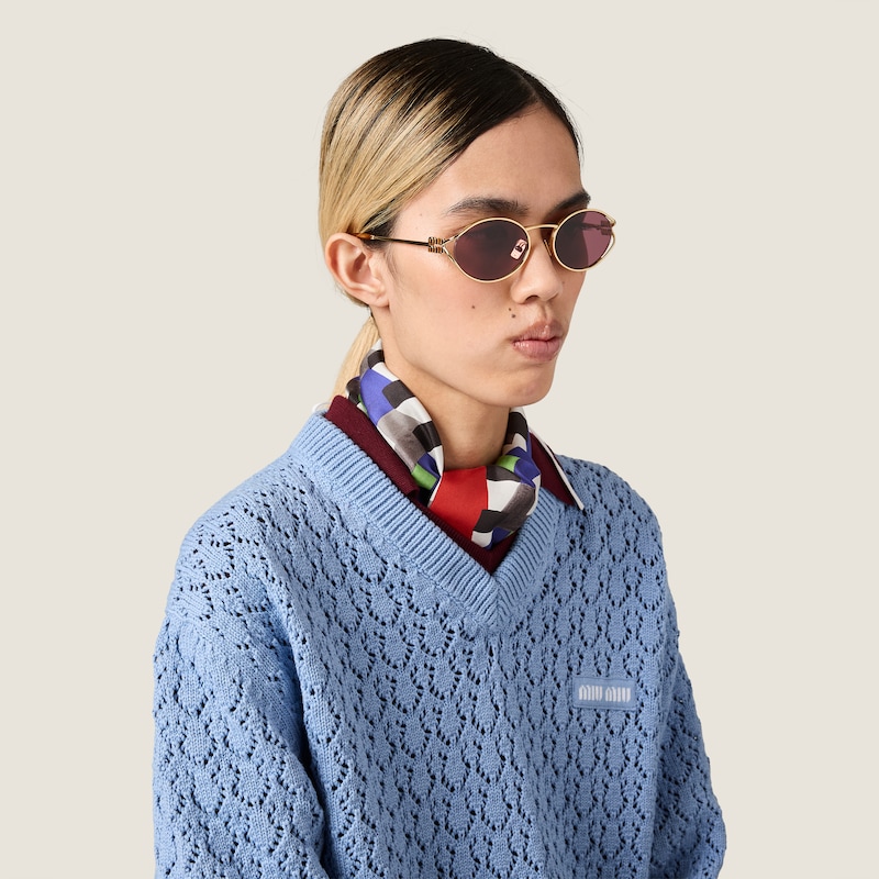 Occhiali da sole Miu Miu Logo