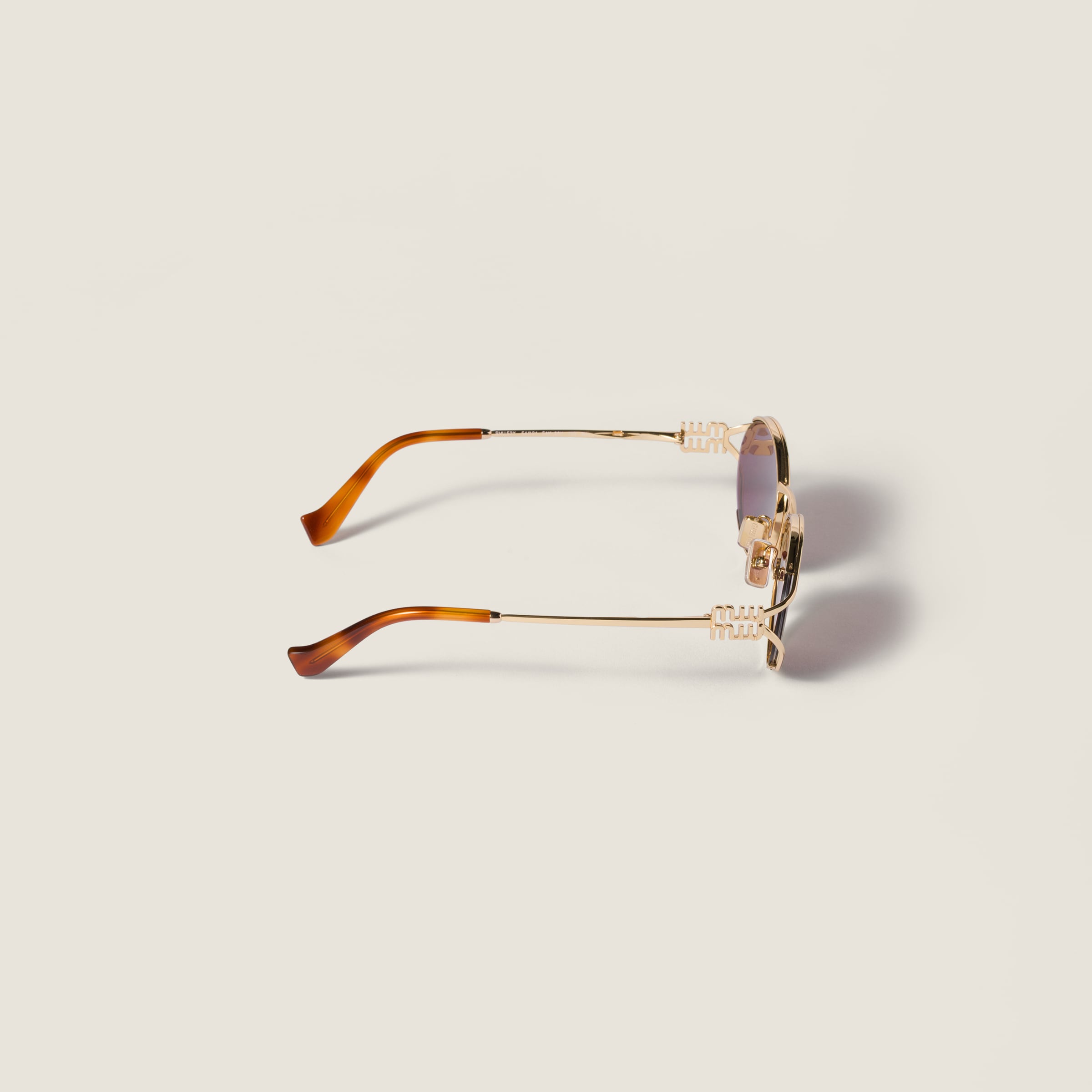 Ruby Lenses Miu Miu Logo Sunglasses | Miu Miu - United States